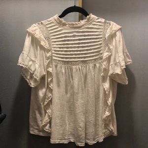 Free people white blouse